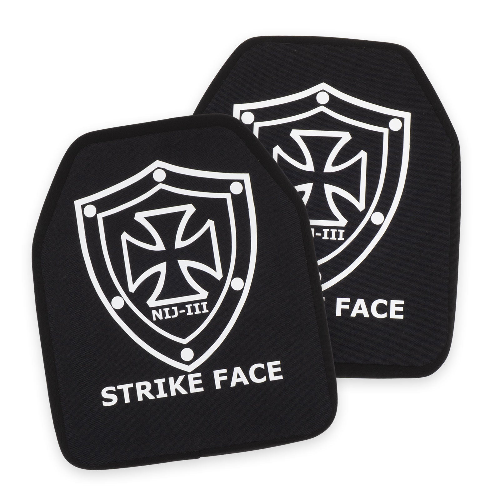 10"x12" Single Curved Front & Flat Back Plates - Shield Defence Solution